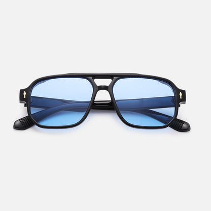 New Fashion Square Women Men Sunglasses Retro Rivets Women Brand Designer Shades UV400 Sun Glasses Gafas De Sol