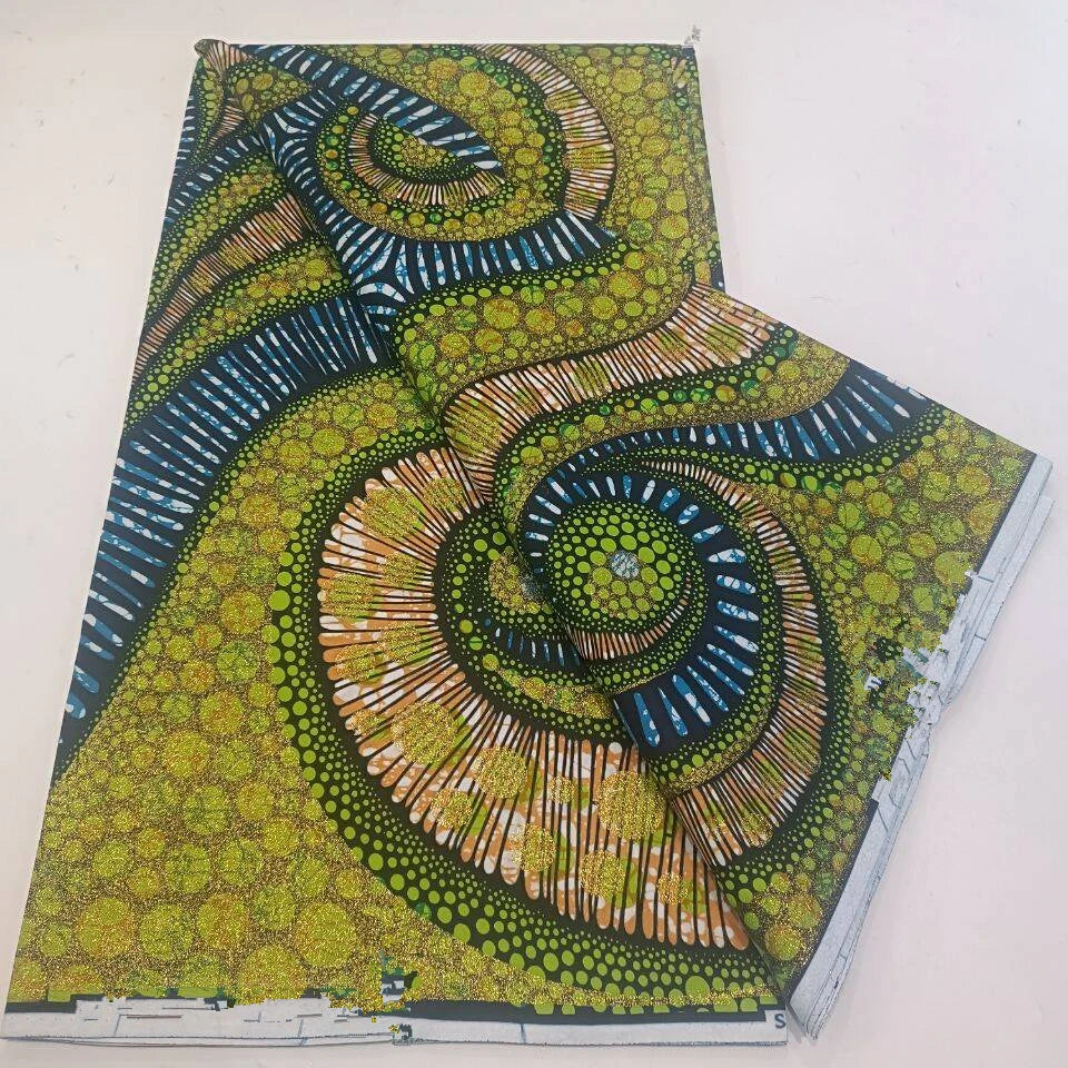 Grand Super 100% Cotton African Wax Fabric High Quality Wax Print Ankara Fabric For Sewing 6yards Women Fabric