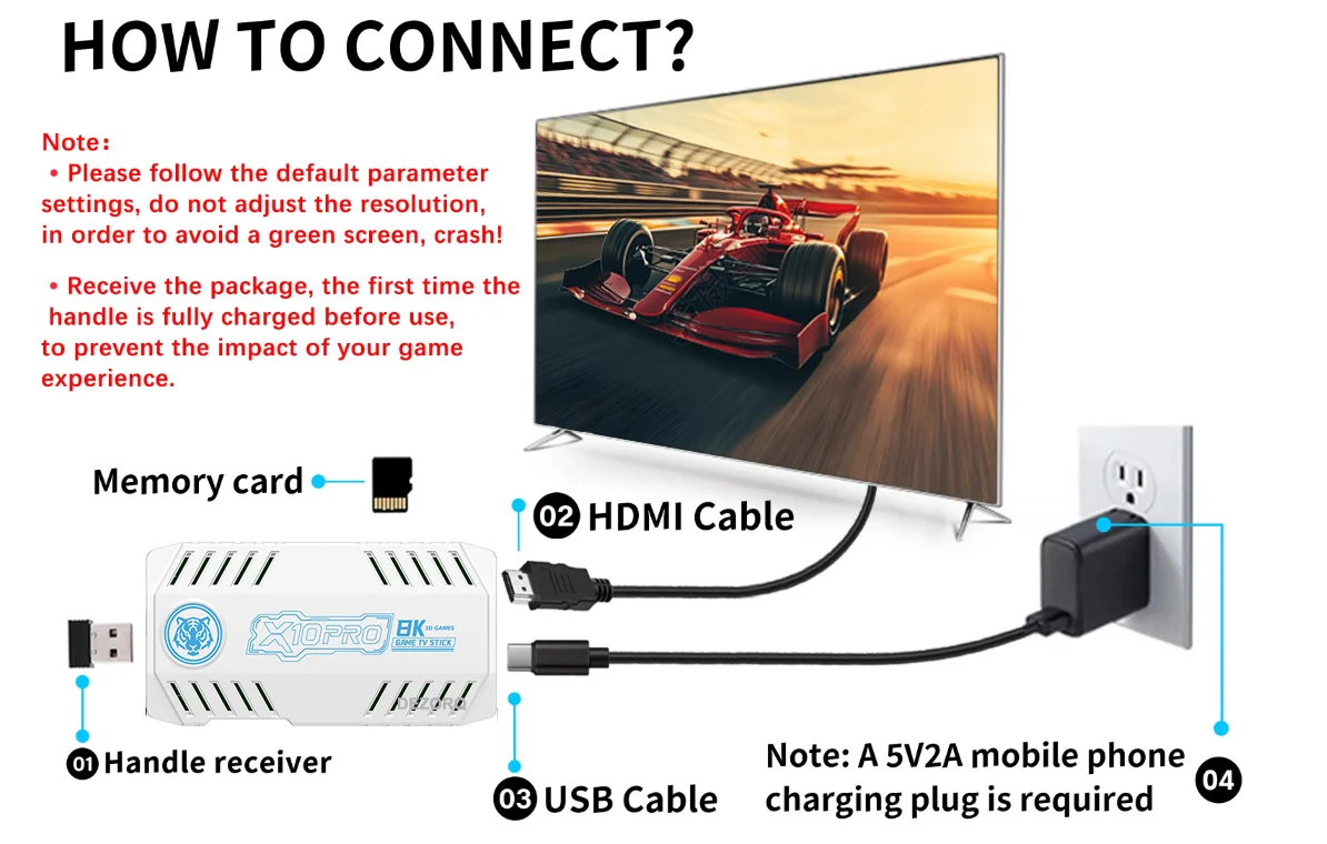 2026 NEW X10 Pro  Game Stick 4K 128G 50000+ Games Video TV Game Console Wireless Gamepads Video Game Classic Arcade Games