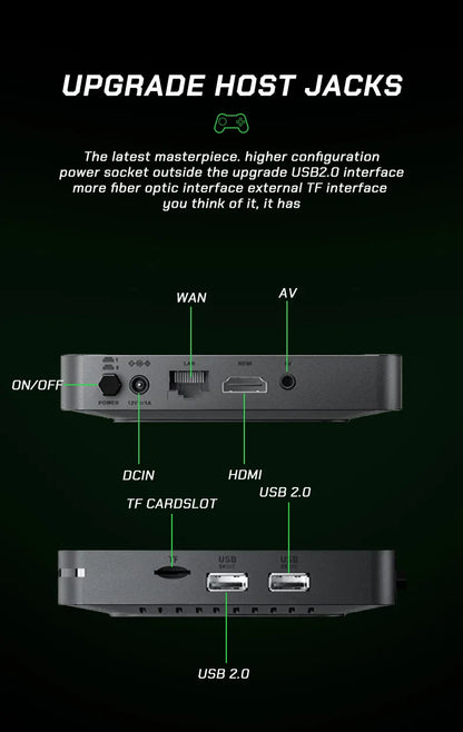 Super G36 Pro Game Console 256G 120000+ Retro Video Game Box Dual Wireless Controller TV Plug Play Arcade Home Gaming Console