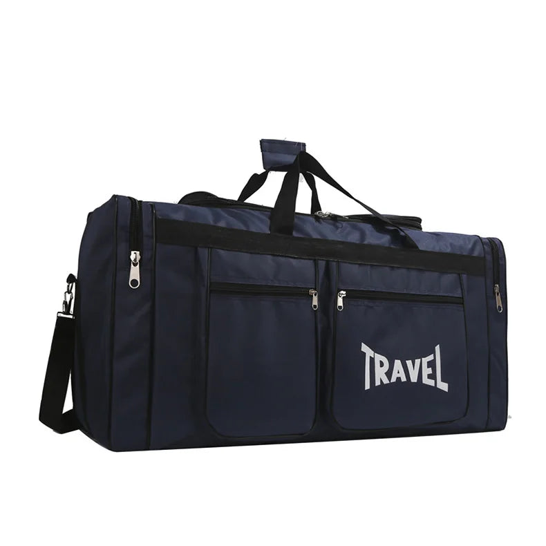 Travel Bag Foldable Large Capacity Waterproof Business Sports Handbag Wear-Resistant Portable Multifunction Duffel Bags Y36A