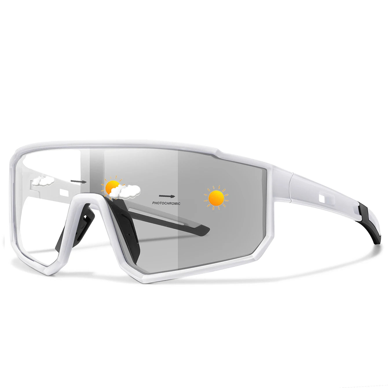 Photochromic Sunglasses New Style Brand Men Women Comfortable Windproof Cycling Glasses for Bicycle MTB Bike Running Fishing