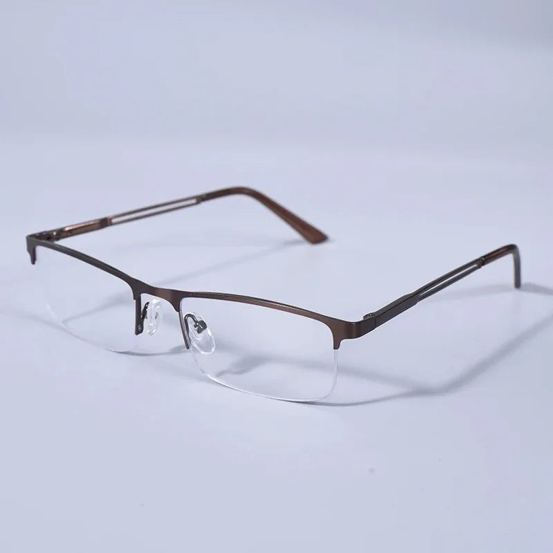 Light Half Frame Reading Glasses Blue Light For Presbyopia Eyeglasses with Diopters +1.0+1.25+1.5+1.75+2.0+2.25+2.5+2.75+3.0+4.0