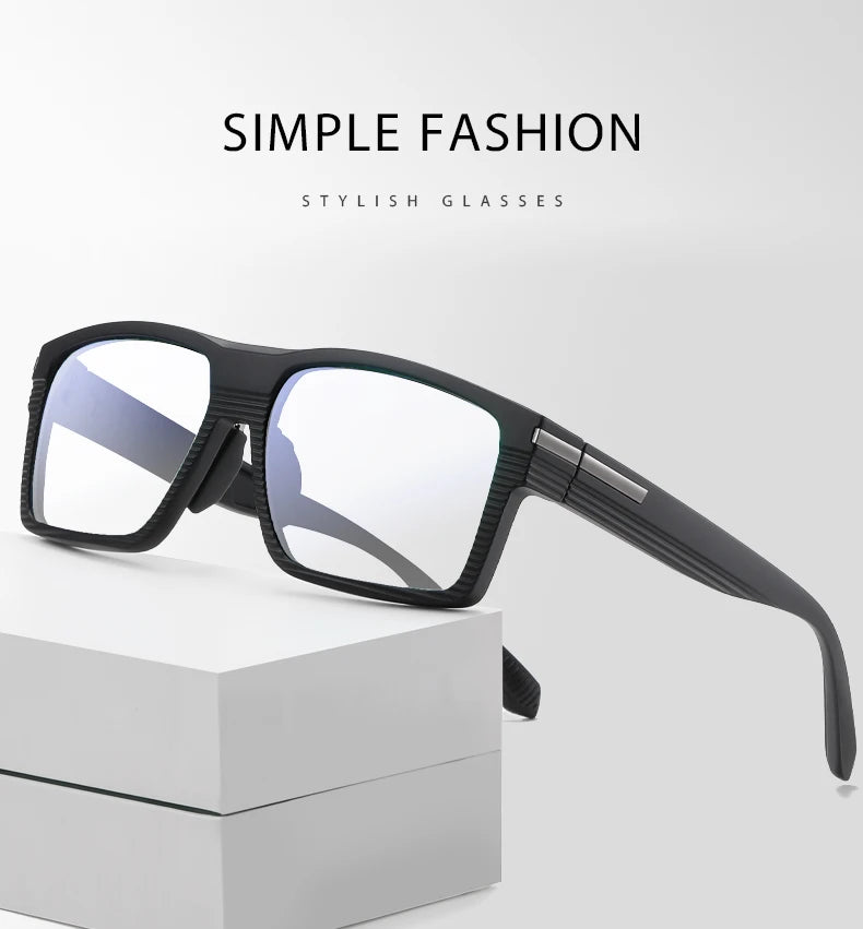 Men's Optical CR39 Lenses Myopia Presbyopic Eyewear Women Blue Light Blocking Prescription Reading Glasses TR90 Eyeglasses Frame
