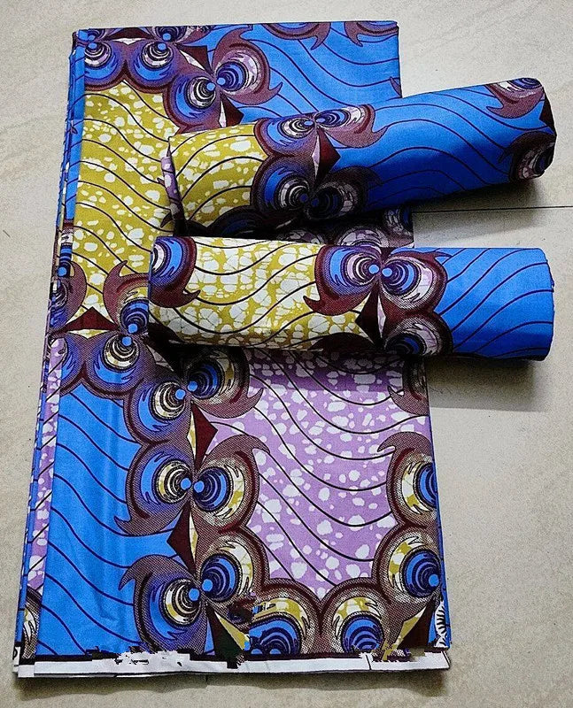 African Wax Fabric High Quality Wax Nigerian Ankara Block Prints New Arrivals Batik Fabric Dutch Pagne 100% Cotton For Sewing