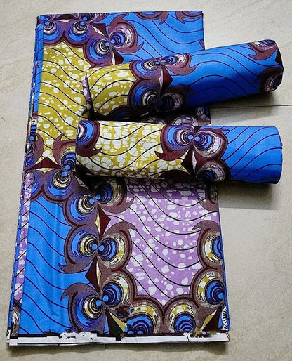African Wax Fabric High Quality Wax Nigerian Ankara Block Prints New Arrivals Batik Fabric Dutch Pagne 100% Cotton For Sewing