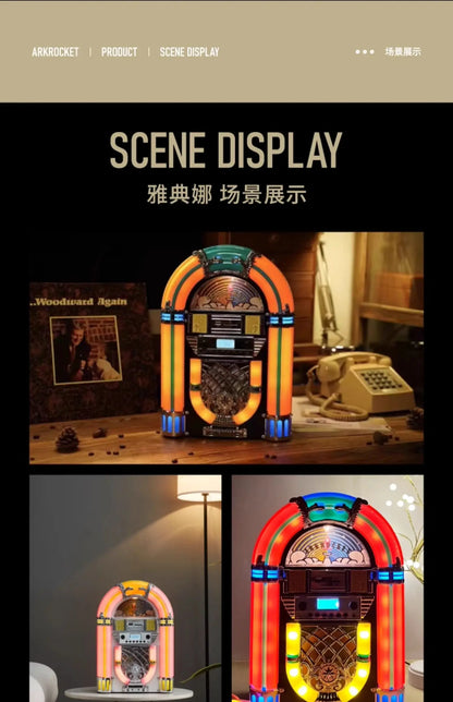 Retro CD player Bluetooth jukebox home mini desktop stereo