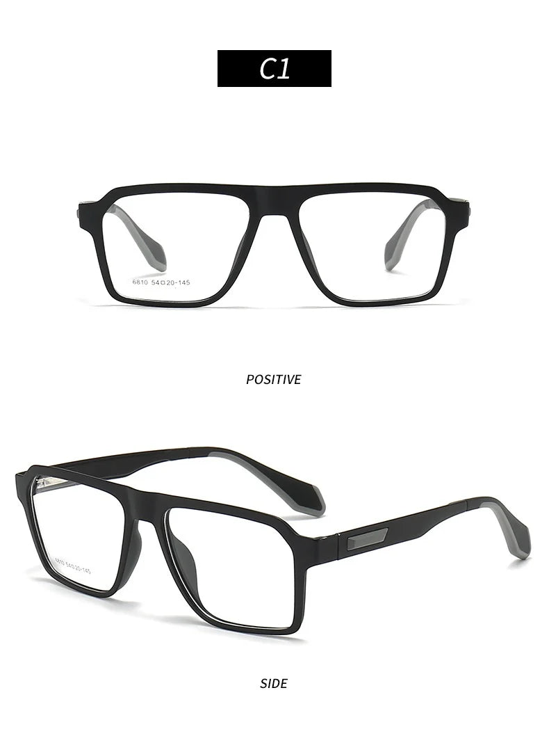 2024 New Sports Glasses Fashion Square Cycling Men's Glasses Frame Ultra-light  Optical Prescription Eyeglass Frame Women 6810
