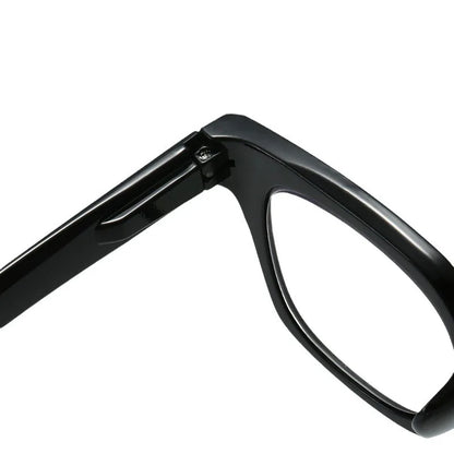 2024 New TR90 Rectangle Black Frame Reading Glasses Ultralight Anti Blue Light Presbyopic Glasses Eyewear Readers