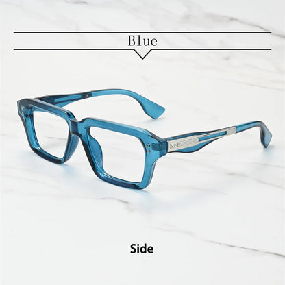 New Brand Design Square Alloy Frame Myopia Glasses Prescription Photochromic Anti Blue Light Women Shortsight Eyewear 0 to -6.00