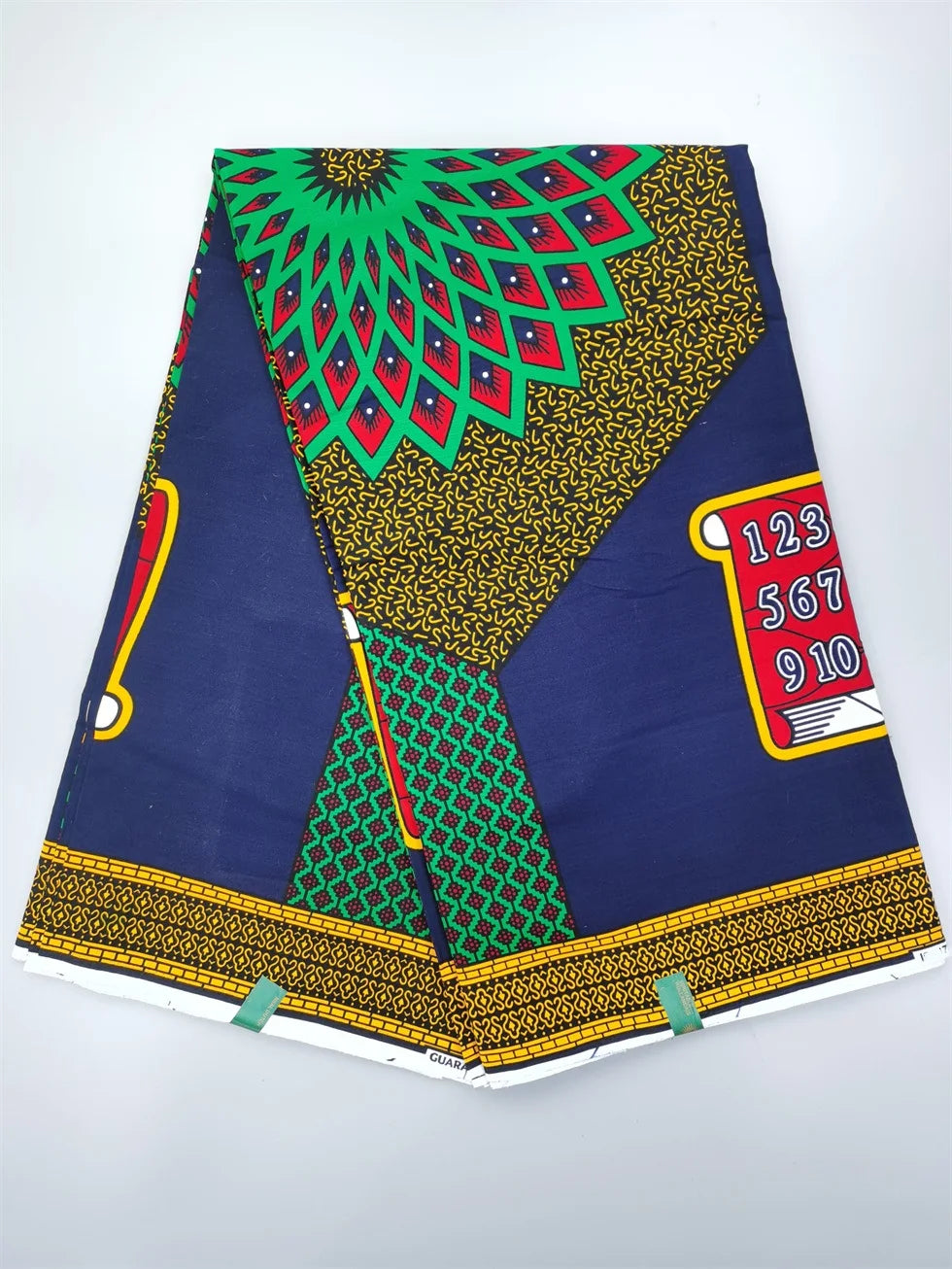 Dutch Hollandais Printed Fabric for African Classical Dress Veritable Real Wax Guaranteed 100% Cotton 6 Yards