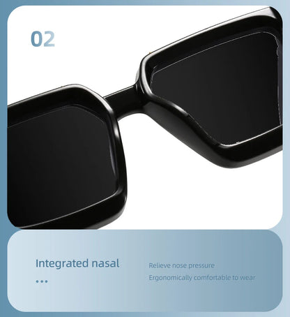 LOERHUNAR Brand Design Luxury Square Myopia Sunglasses Men Women Fashion Shades UV400 Vintage Optical Prescription Glasses