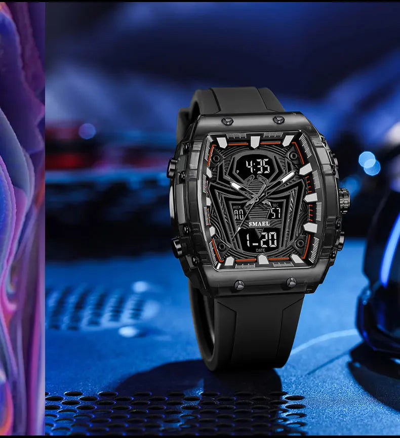 SMAEL Brand 8116 Waterproof Dropshipping Watch Alarm Clock Luminous Young Fashion business Quartz Sport Wristwatches