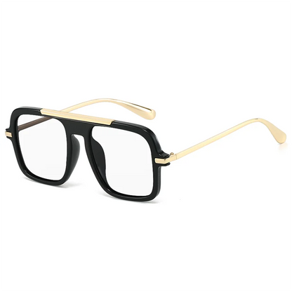 Large Square Anti Blue Light Reading Glasses Men Women Brand Design Finished Prescription Optical Glasses Customized Diopter