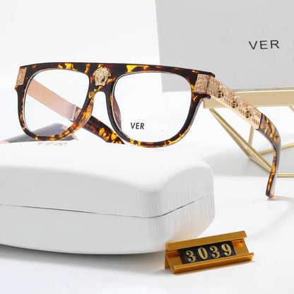 Fashionable Business Square Anti-Blue Light Glasses Personalized Light Luxury Brand Glasses Frame Support Optical Customization