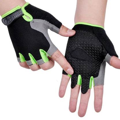 Gym Gloves Women Men Weightlifting Dumbbell Fitness Sport Training Exercise Gloves Non Slip Breathable Fingerless Cycling Gloves