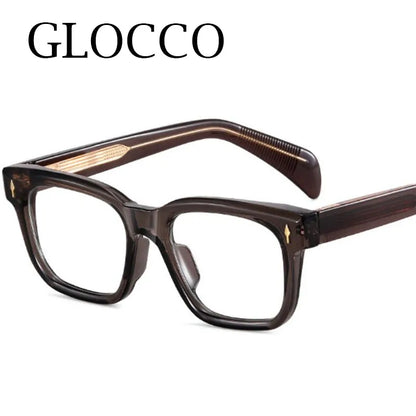 Brand Designer Fashion Square Reading Glasses Luxury Women Men Big Frame Magnifing Glasses Anti Blue Light Presbyopia Eyeglasses