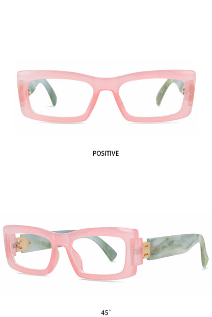 R56339 Women's Square Cat Eye Reading Eyes +1.00 +1.50 +2.00 Modern Small Frame Retro Presbyopia Glasses