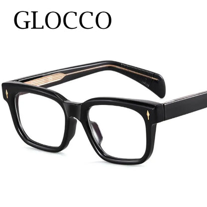Brand Designer Fashion Square Reading Glasses Luxury Women Men Big Frame Magnifing Glasses Anti Blue Light Presbyopia Eyeglasses