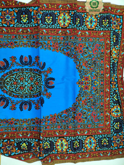 Dutch african Nigiar wax 100% Cotton Real Wax Pagne foVeritable Hollandais Dutch print High Quality fabric cloth 6yards