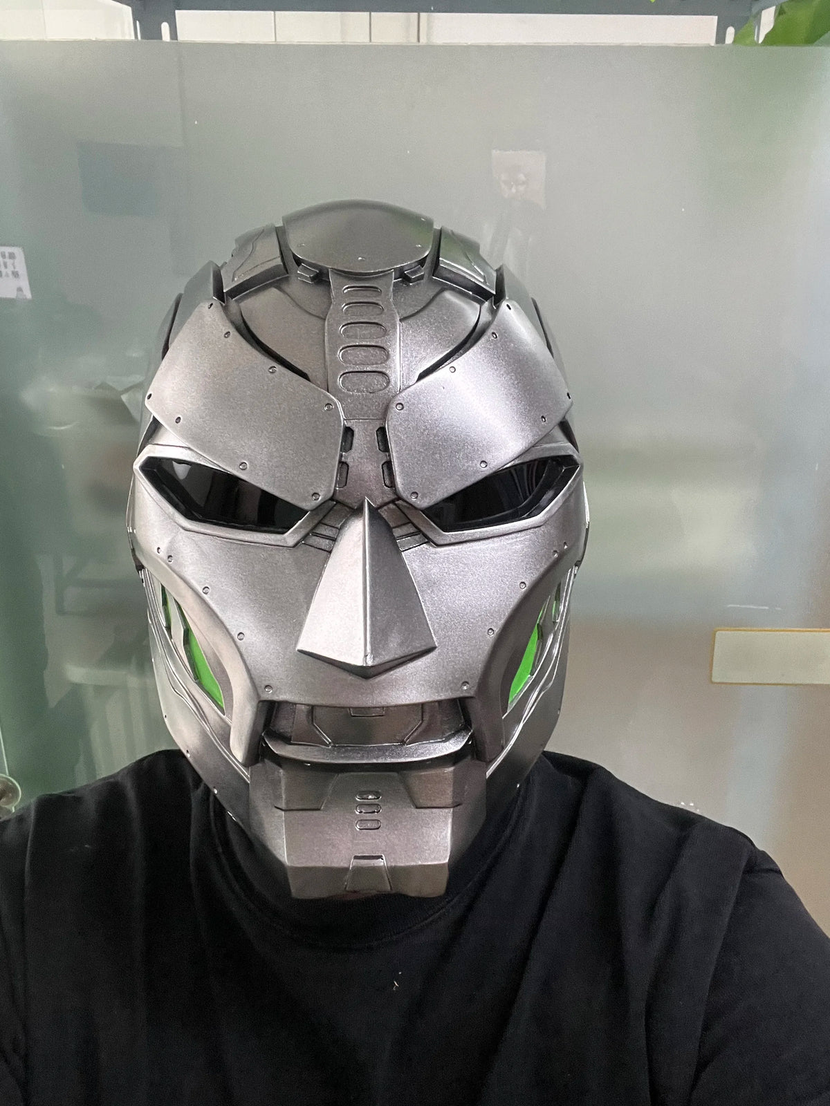 Dr Doom Wearable Helmet Movie Periphery Cosplay Resin Material Mask Doctor Doom Halloween Costume Props
