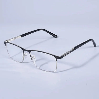 Double Color Oversize Frame Reading Glasses For Men And Women Anti blue Light High Quality Square Presbyopia Glasses+175