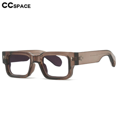 Luxury Brand Square Reading Glasses Men Women Retro Rivet Resin Optical Presbyopic Eyeglasses Custom Diopter +50~+600 #302032