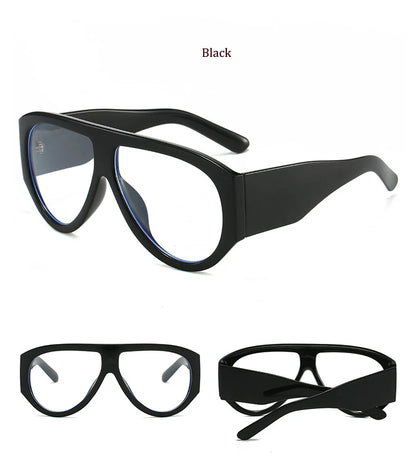 Big Frame Pilot Reading Glasses Frame Women Classic Oversized Prescription Eye Glasses Frame Brand Computer Eyeglasses Unisex