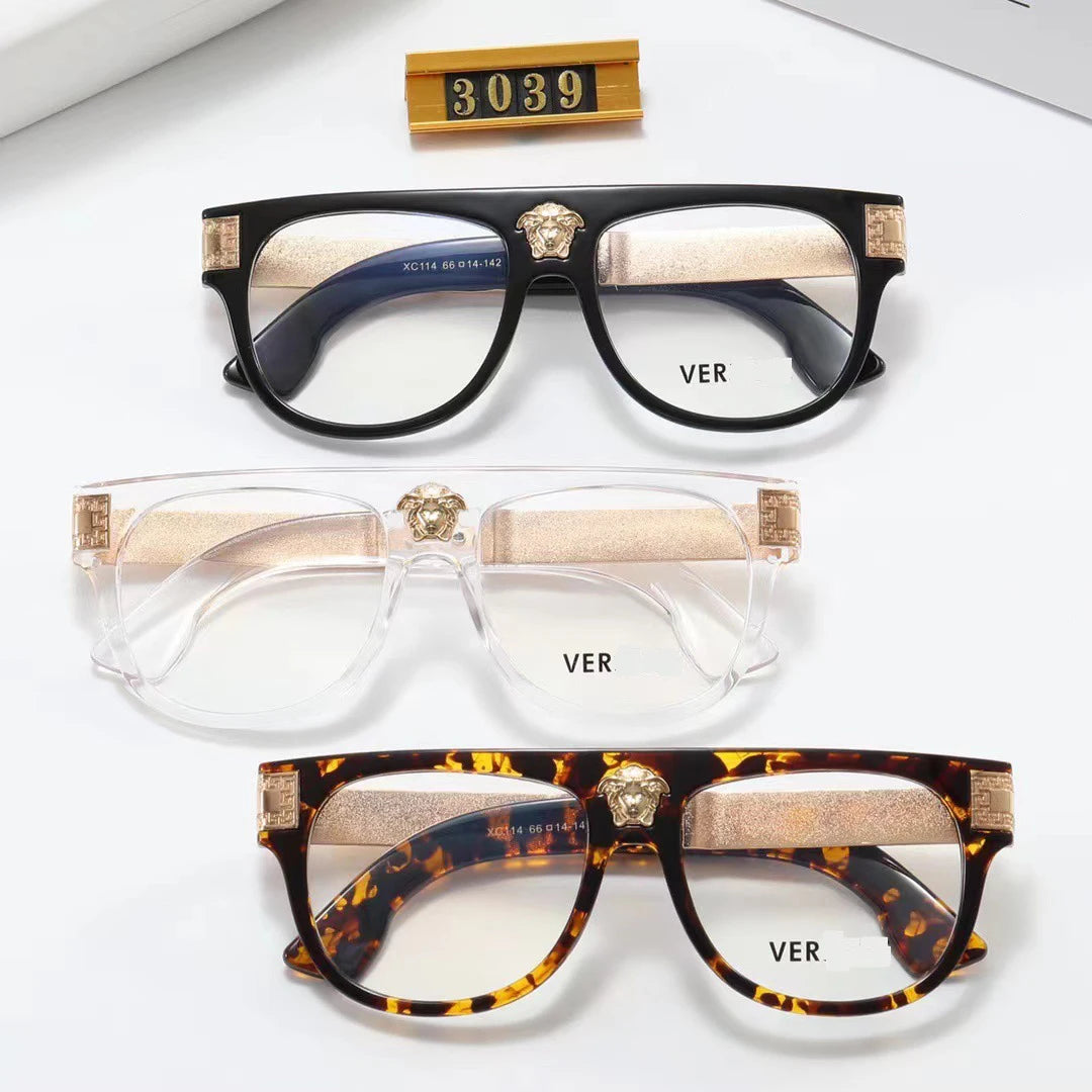 Fashionable Business Square Anti-Blue Light Glasses Personalized Light Luxury Brand Glasses Frame Support Optical Customization