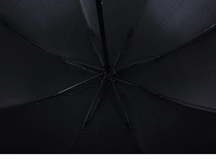 Demon Slayer Kokushibo Katana Umbrella 3-folding Kimetsu No Yaiba Tanjirou Anime Sword Umbrella Portable Windproof Rain Gear
