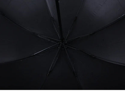 Demon Slayer Kokushibo Katana Umbrella 3-folding Kimetsu No Yaiba Tanjirou Anime Sword Umbrella Portable Windproof Rain Gear