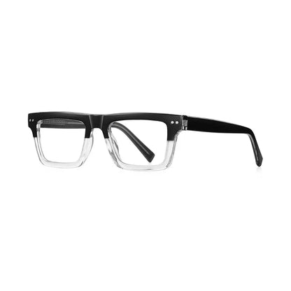 57176 Fashion Optical Spectacle Frames Men Popular Spring Hinge Glasses Frame Women Trend Square Transparent Eyeglass