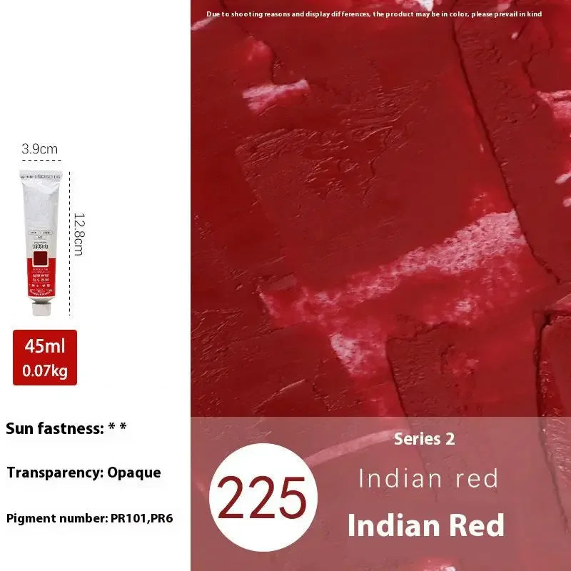 Winsor & Newton 45ML Oil Paint,Colorful Professionals Artist Drawing Tools for Canvas Wood,Crafts,Paper Art Stationery Supplies