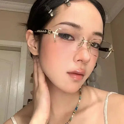 Men's High-definition Anti Blue Light Glasses - Retro Transparent Lens Full Frame Design Fashionable Unisex Glasses