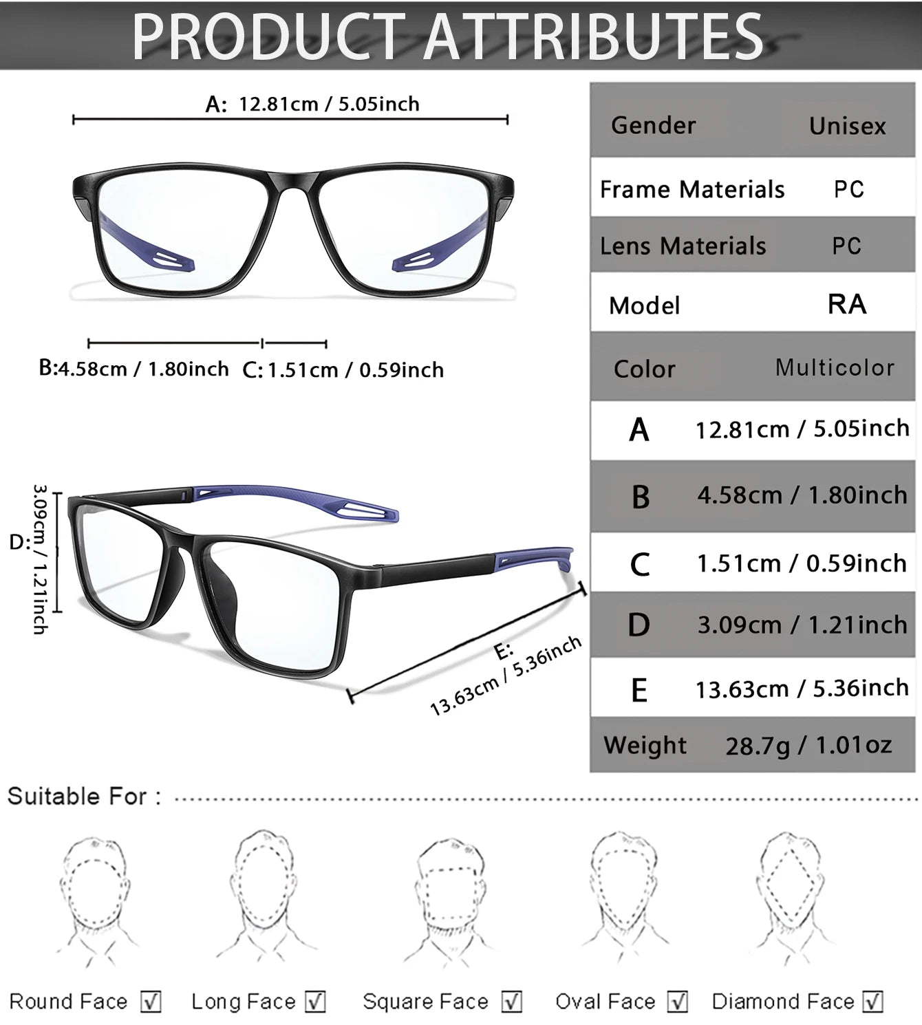 3 Pairs Reading Glasses Photochromic Classic Square Far Sight Presbyopic Glasses Anti Blue Light Blocking Ultralight Eyewear