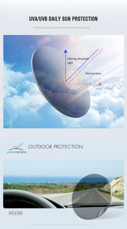 KDEAM Extra Large Size PLUS Women's Polarized Sunglasses for Men Driving Photochromic Night Vision Sun Glasses Suit for Big Face