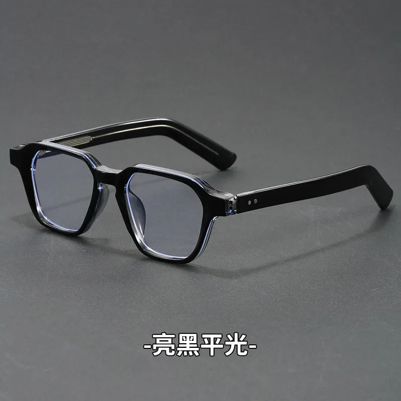 Men's Reading Glasses Blue Light Optical Lenses with Recipe Woman Vintage Tr90 Photochromic Lens Women's Eyeglasses with Frame