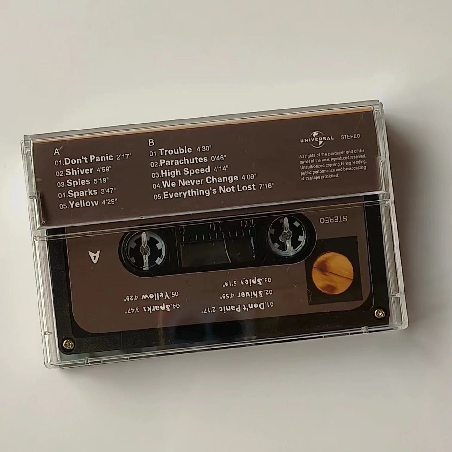 Classic Coldplay Music Tape A Rush of Blood to the Head Album Parachutes Cassettes Cosplay Recorder Soundtracks Box Party Music