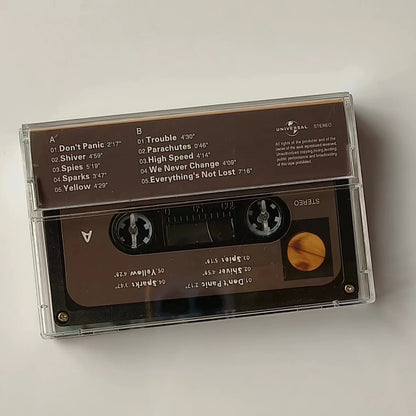 Classic Coldplay Music Tape A Rush of Blood to the Head Album Parachutes Cassettes Cosplay Recorder Soundtracks Box Party Music