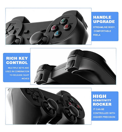 Upgraded M8 Video Game Console 64G 20000 Games Retro handheld Game Console Wireless Controller Lite 4K Game Stick For Xmas Gifts