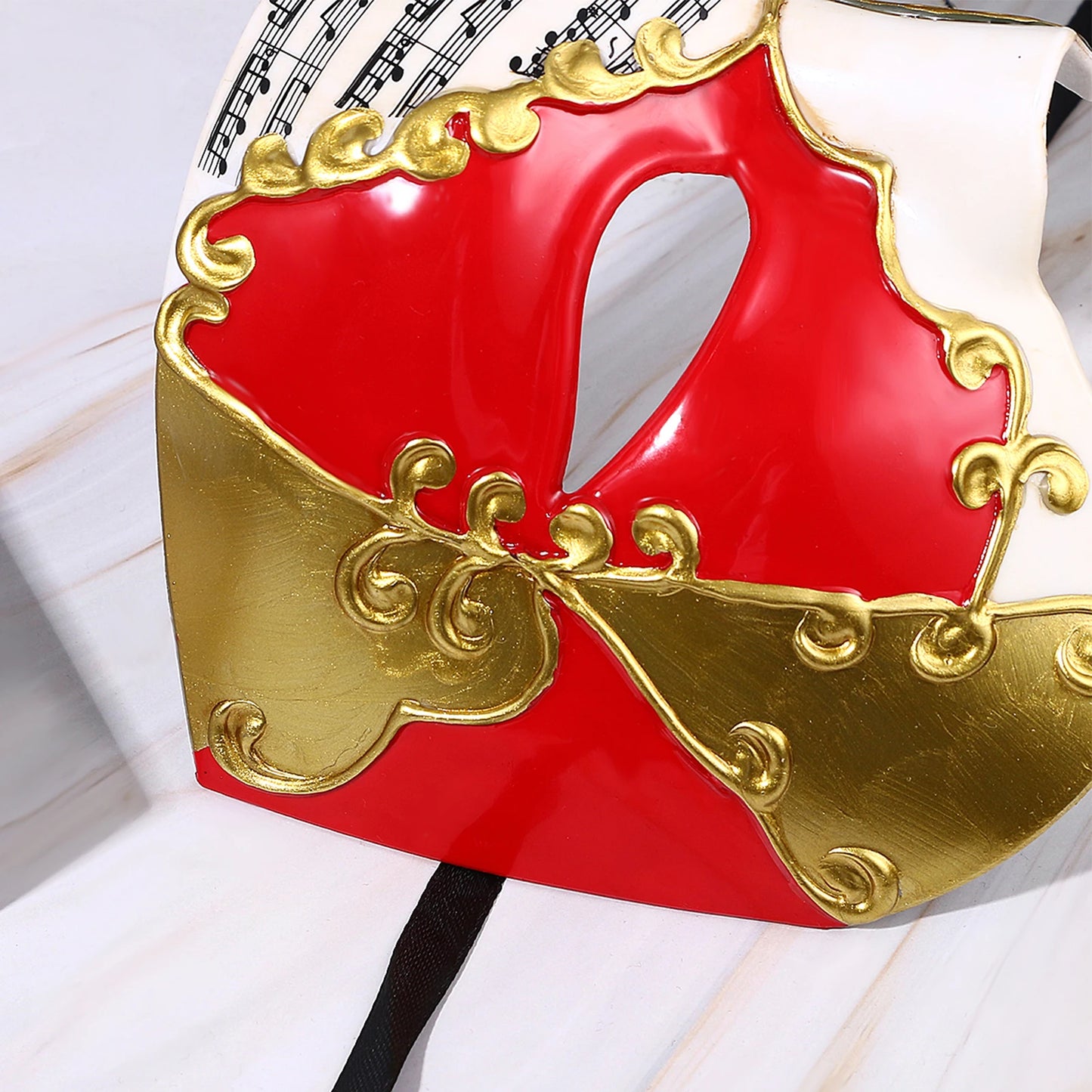 BONISKISS 2024 Men's Halloween Masquerade Mask Vintage Charm Venetian Phantom Of The Opera Half Face With Festive Party Look