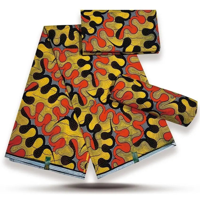 Style Pagne Guaranteed Veritable Original African Real Wax Fabric For Party Dresses Ankara Wax Print Fabric 100% Cotton Ghana