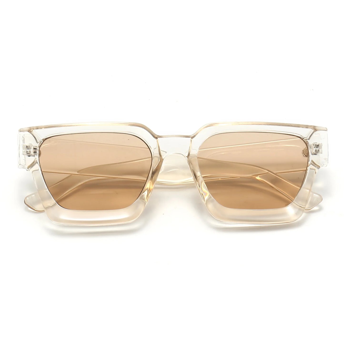 JNPCXI Fashion Square Women Luxury Sunglasses Retro Green Brand Designer Men Trending Sun Glasses Shades UV400