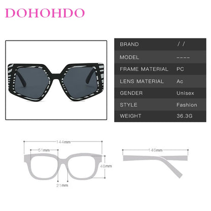 Classic Irregular Cat Eye Sunglasses Women Men Personality Design Outdoor Driving Fashion Party Sun Glasses UV400 Lentes De Sol
