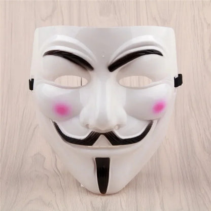Halloween Mask Movie Cosplay Vendetta Hacker Mask Anonymous Guy Fawkes Christmas Party Gift for Adult Kids Film Theme Hot Sale
