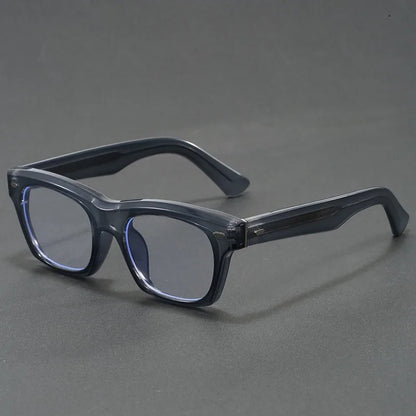 Japanese Square Glasses Frame Men Fashion Anti Blue Light Reading Glasses Men Good Quality Full Rim Eyewear