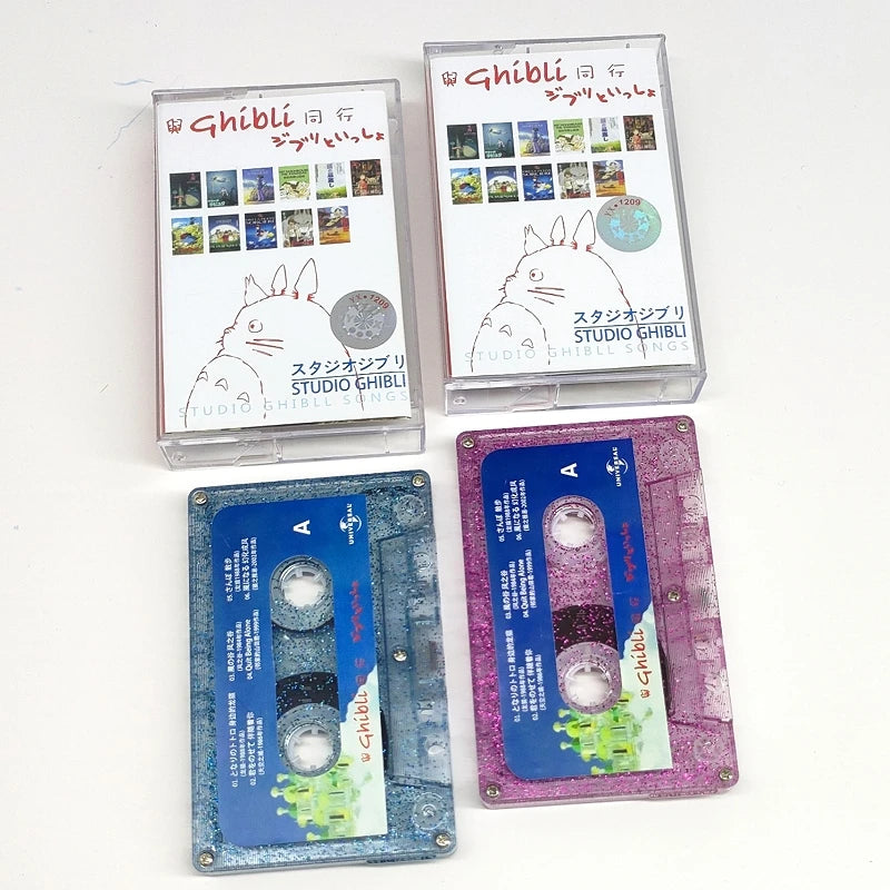 Miyazaki Hayao Anime Joe Hisaishi Music Tape Satsuki Mei OST Album Cassettes Cosplay Recorder Car Walkman Party Soundtracks Box
