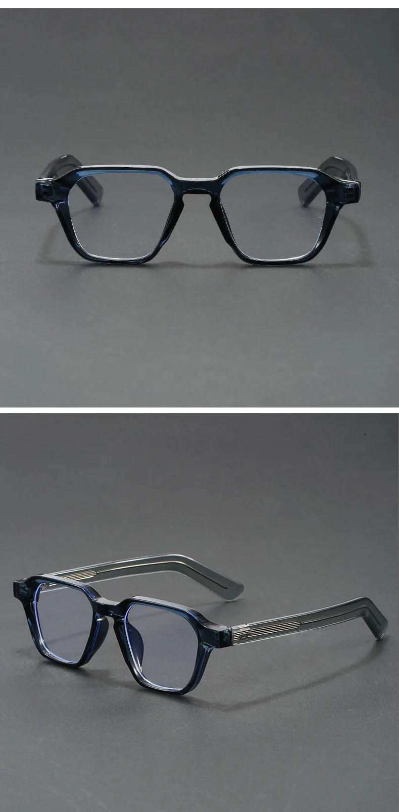 Men's Reading Glasses Blue Light Optical Lenses with Recipe Woman Vintage Tr90 Photochromic Lens Women's Eyeglasses with Frame