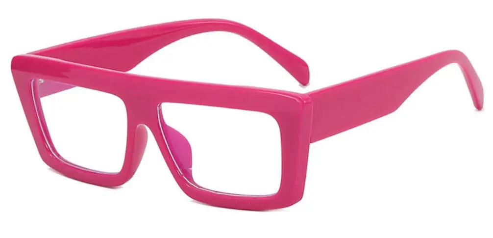Retro Rectangle Reading Glasses Women 2025 Fashion Transparent Anti Blue Rays Female Eyeglasses Optical Eye Prescription 0 ~ +6