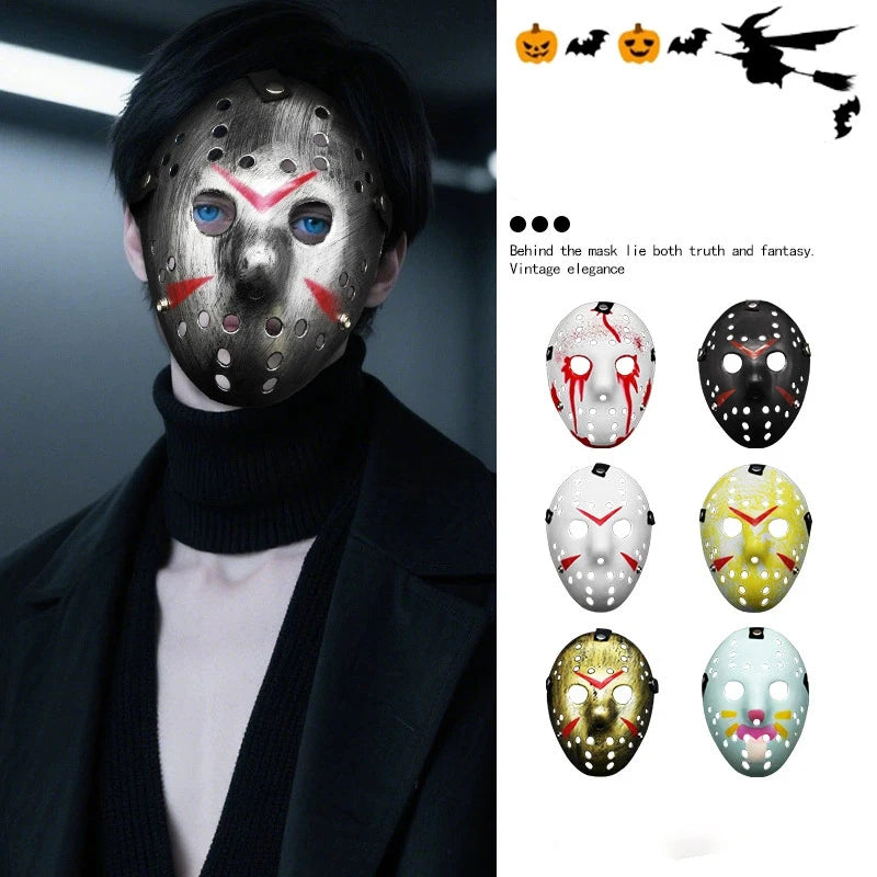 1Pcs/lot Black Friday NO.13 Jason Mask Voorhees Freddy Hockey Festival Party Halloween Masquerade Masks Party Accessories
